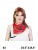 Vintage Style Carriage Print Fashion Square Scarf